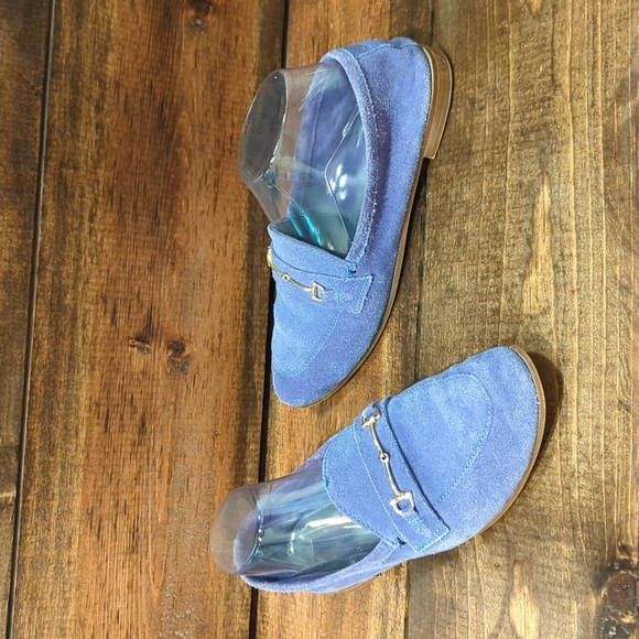 Topshop Shoes - Topshop Periwinkle Suede Leather Loafers - EUR Size 39